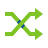 A green clipboard icon displaying a document with three horizontal lines at the top and a line graph with three connected points below.